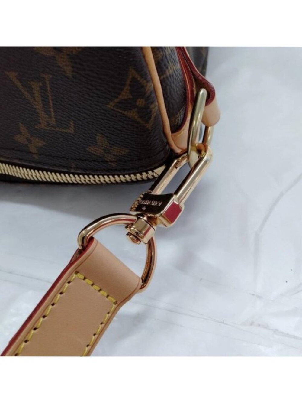 Authentic Louis Vuitton Keepall Bandouliere 55 Monogram Travel Duffle Bag Custom - Picture 7 of 16